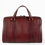Shop this authentic Gucci Red Guilio Brogue Top handle pre-loved on Labellov.com 