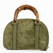 Shop this authentic Gucci Green Micro Bamboo Crossbody pre-loved on Labellov.com 