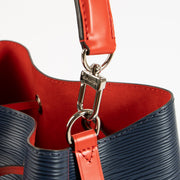Shop this authentic Louis Vuitton Indigo/Coquelicot Epi NeoNoe MM Bag pre-loved on Labellov.com