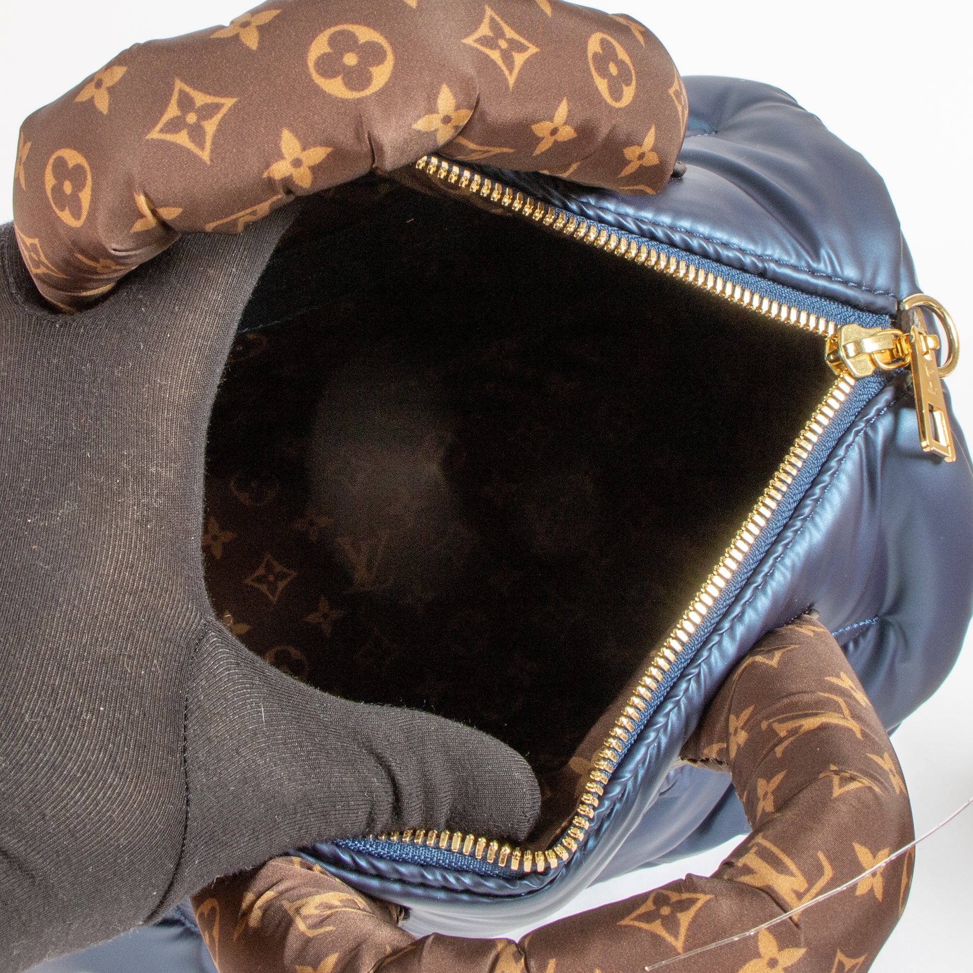 Shop this authentic Louis Vuitton Blue Monogram Pillow Crossbody pre-loved on Labellov.com
