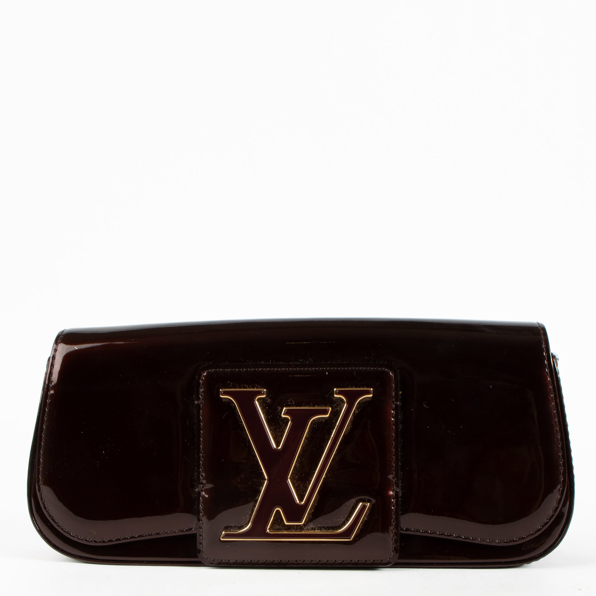 Louis Vuitton Metallic Red Vernis Louise Clutch