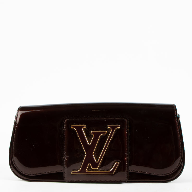 Louis Vuitton Metallic Red Vernis Louise Clutch