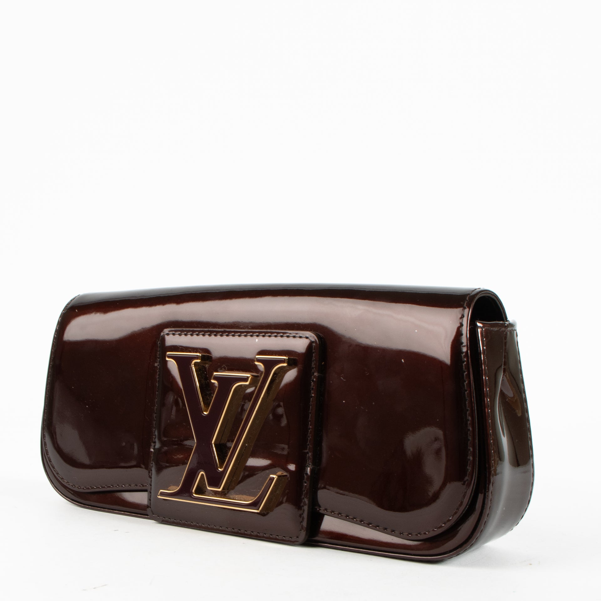 Louis Vuitton Metallic Red Vernis Louise Clutch