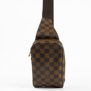 Shop this authentic Louis Vuitton Damier ebene Geronimos Belt bag pre-loved on Labellov.com