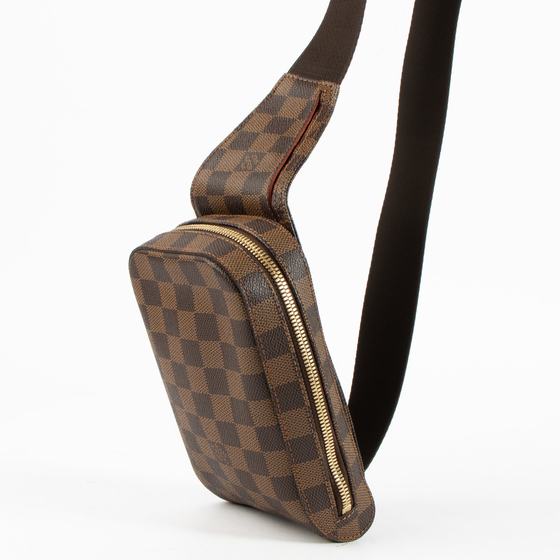 Shop this authentic Louis Vuitton Damier ebene Geronimos Belt bag pre-loved on Labellov.com