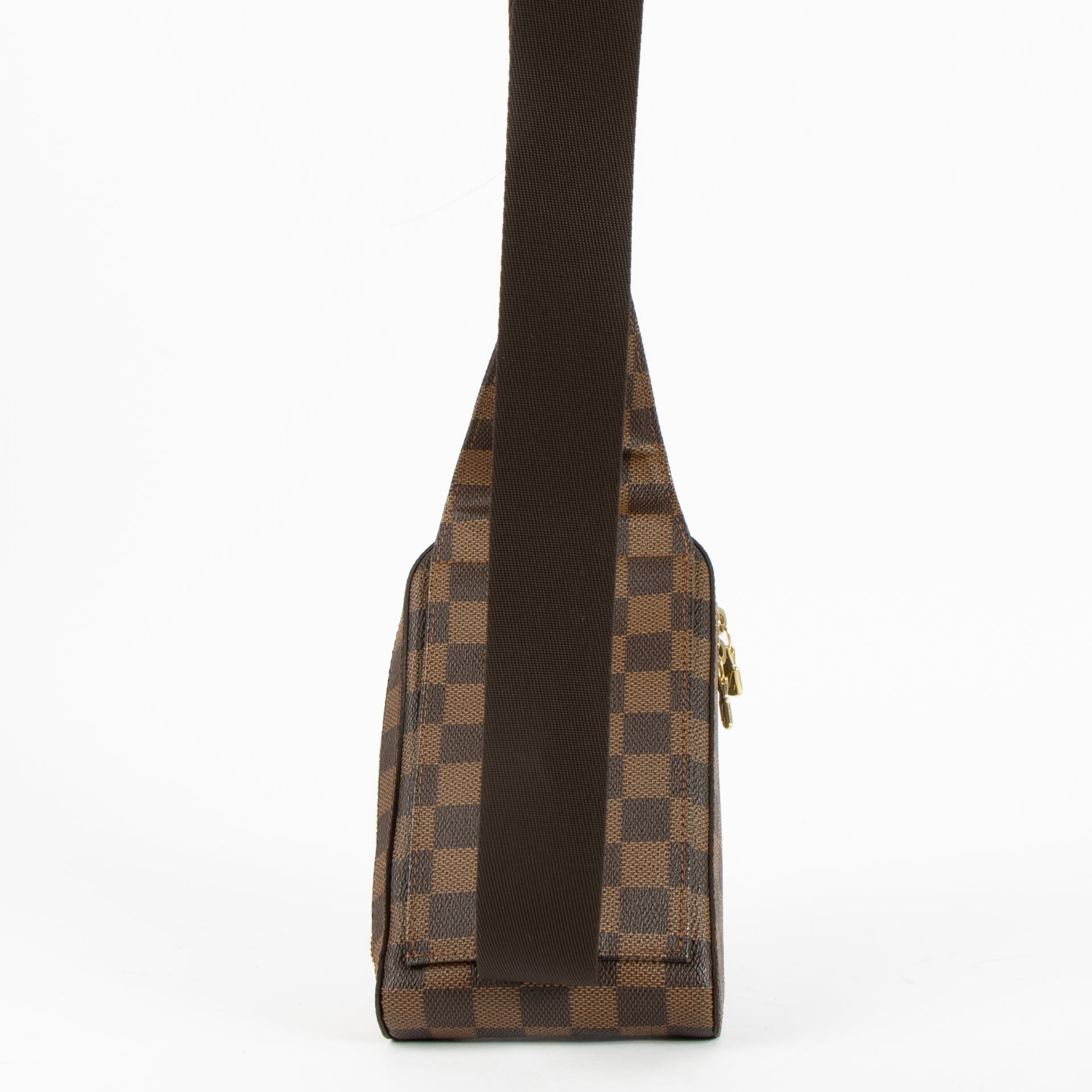 Shop this authentic Louis Vuitton Damier ebene Geronimos Belt bag pre-loved on Labellov.com