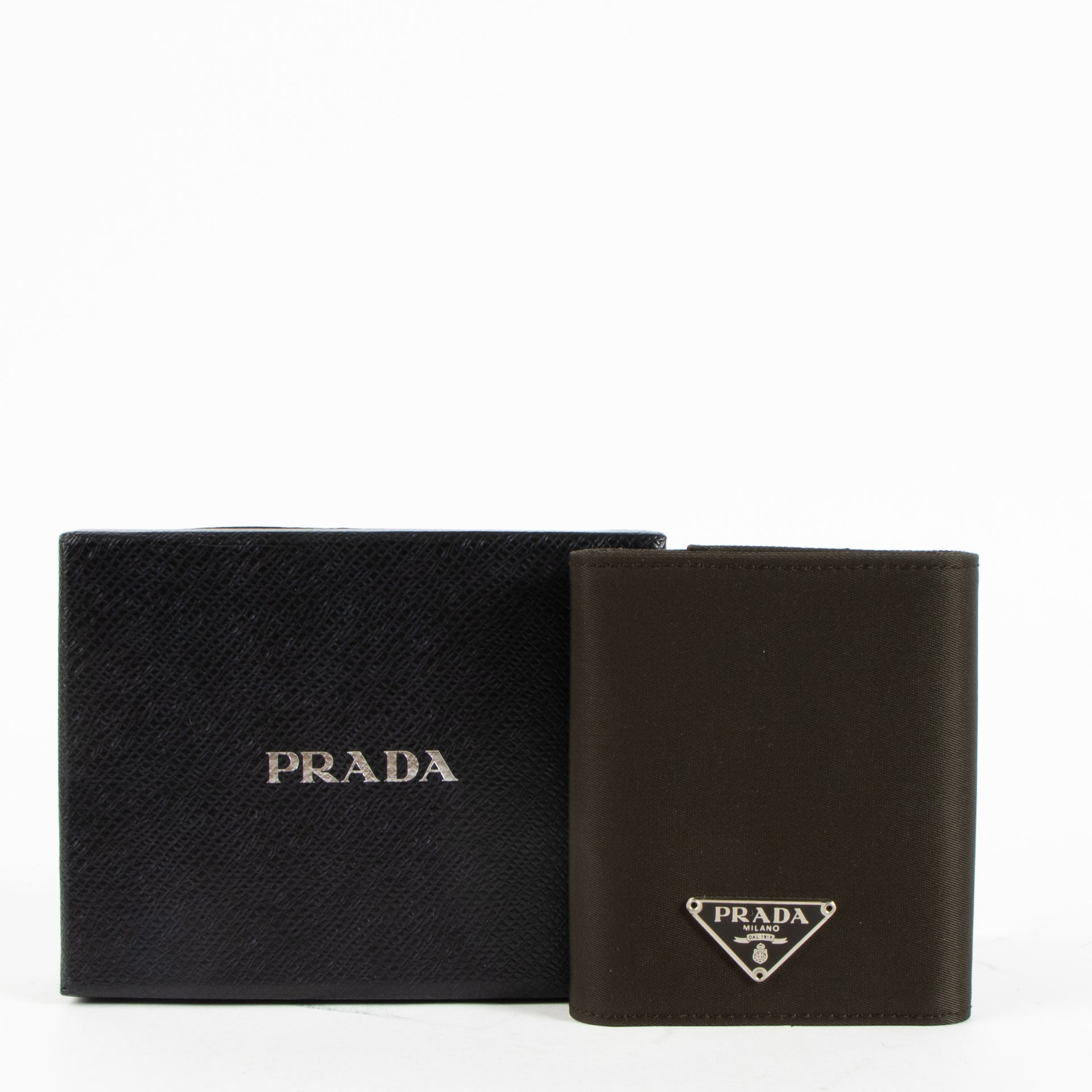 Shop this authentic Prada Brown Nylon Key Holder pre-loved on Labellov.com