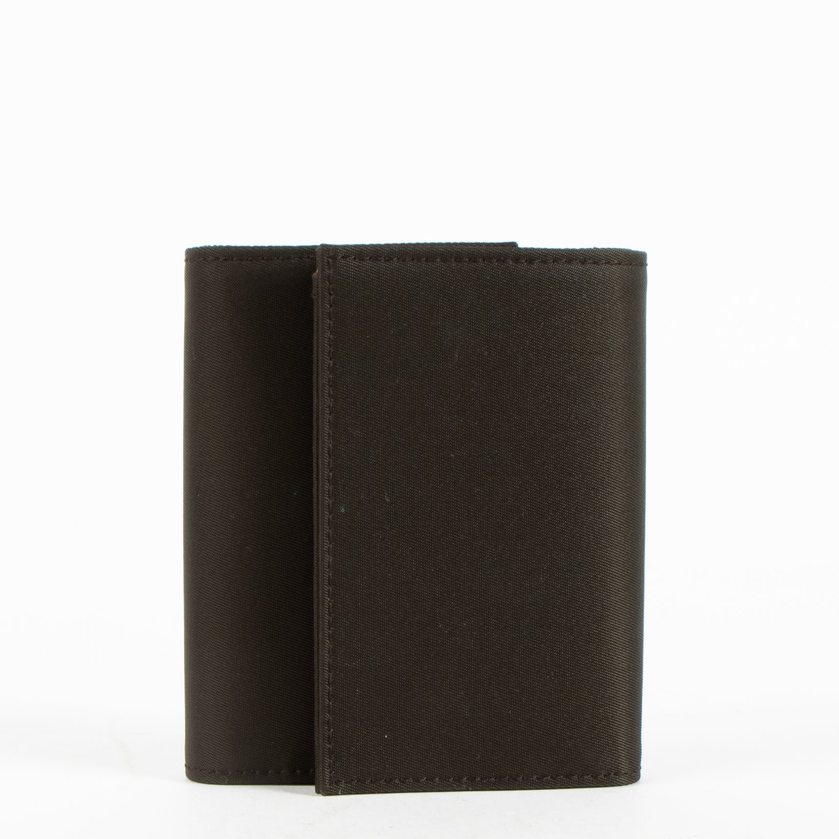 Shop this authentic Prada Brown Nylon Key Holder pre-loved on Labellov.com