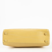 Shop this authentic Prada Vintage Butter Yellow Leather Tote Bag pre-loved on labellov.com