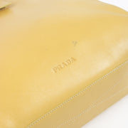 Shop this authentic Prada Vintage Butter Yellow Leather Tote Bag pre-loved on labellov.com