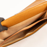 Shop this authentic Delvaux Vintage Cognac Leather Message Briefcase pre-loved on Labellov.com 
