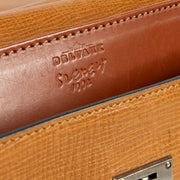 Shop this authentic Delvaux Vintage Cognac Leather Message Briefcase pre-loved on Labellov.com 