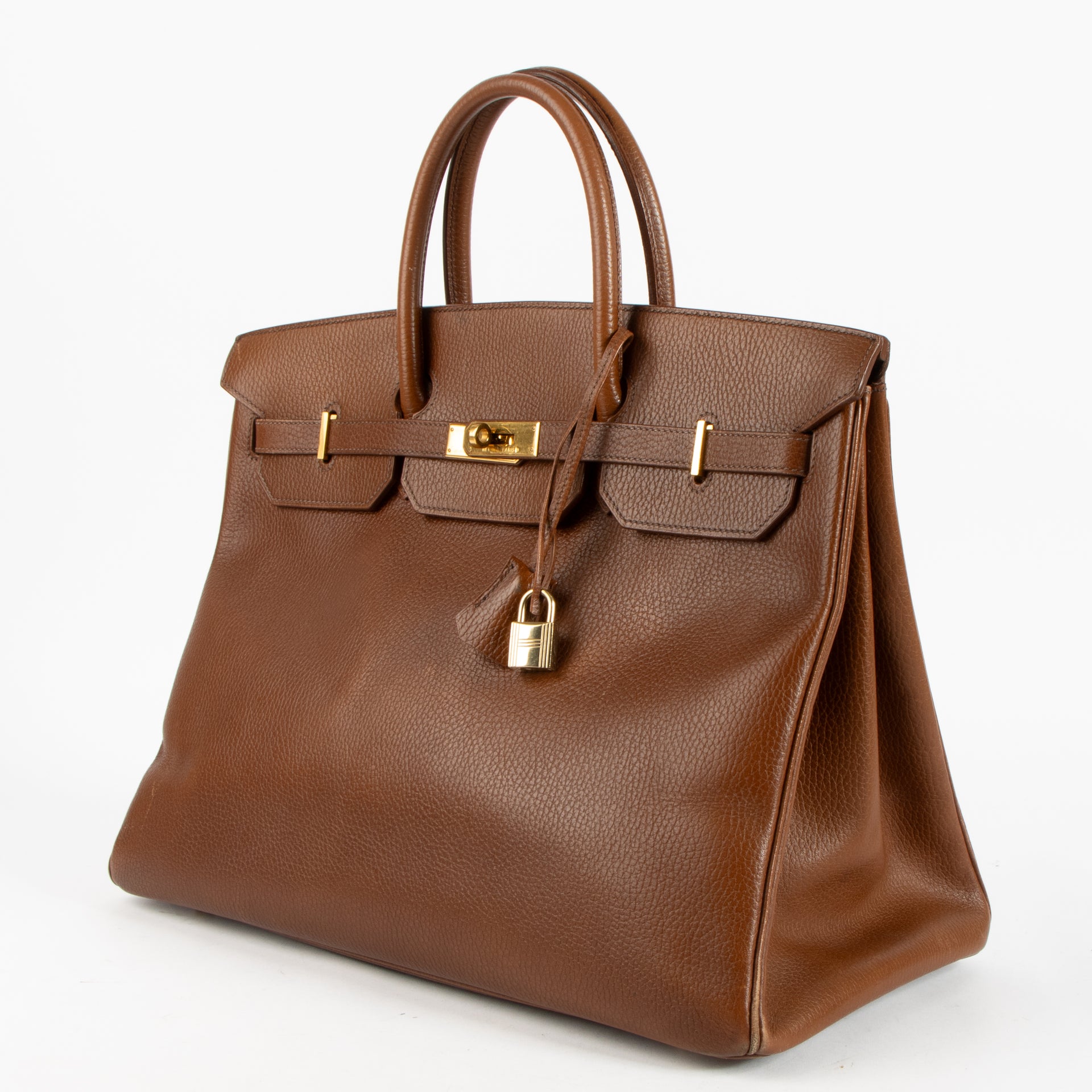 Hermès Vintage Birkin 40 Noisette Ardennes GHW