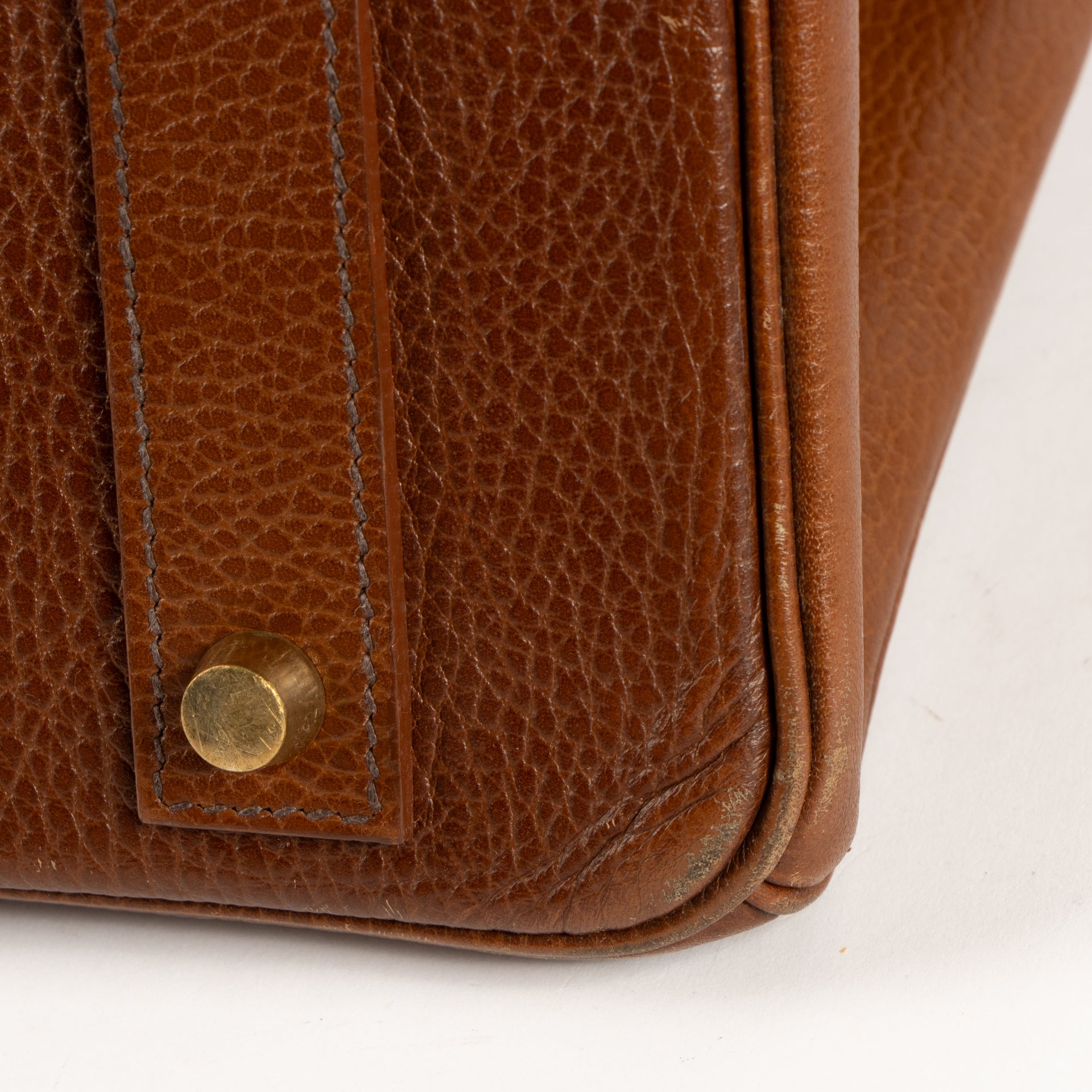 Hermès Vintage Birkin 40 Noisette Ardennes GHW