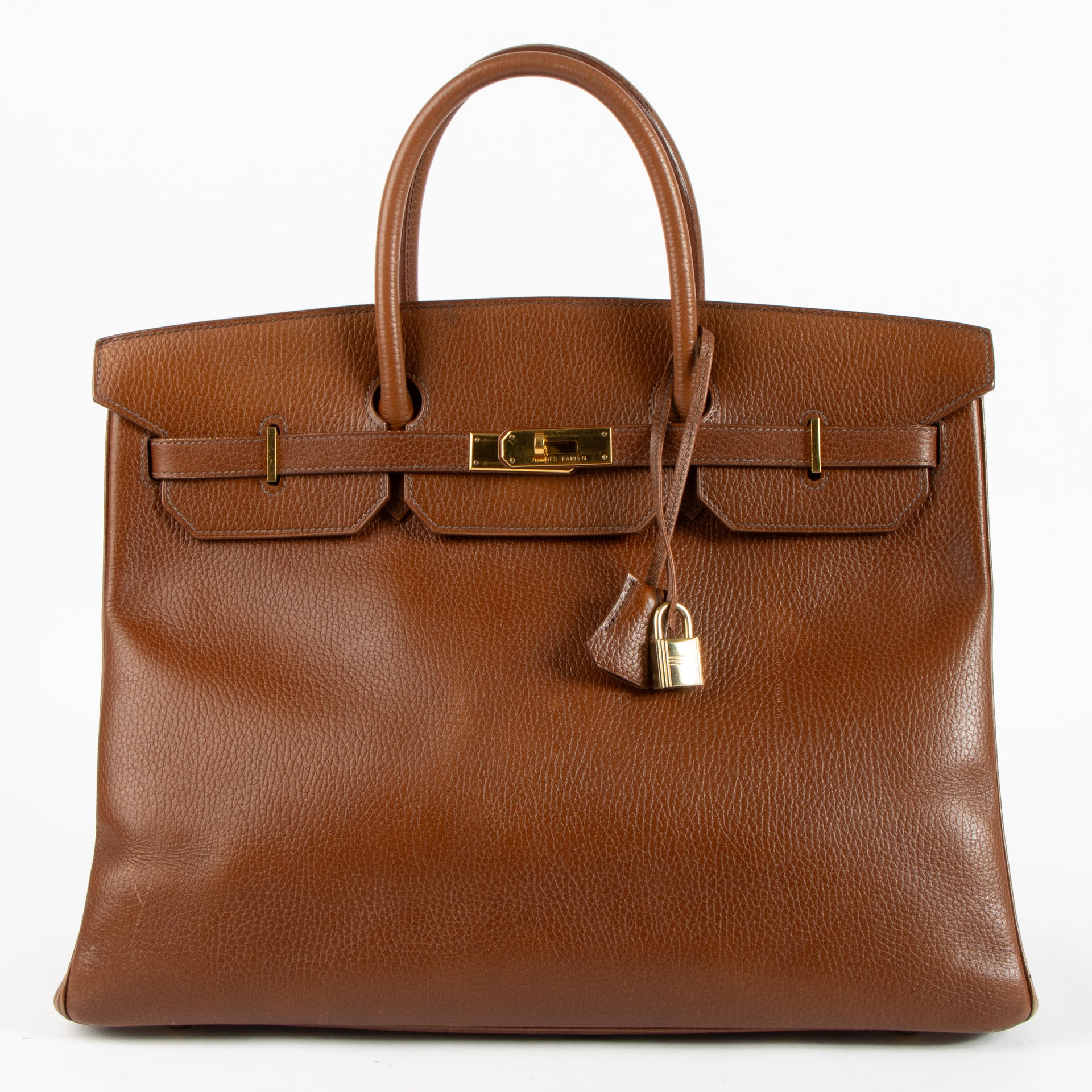 Hermès Vintage Birkin 40 Noisette Ardennes GHW
