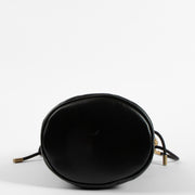 Shop the 100% authentic Gucci Black Leather GG Marmont Small Bucket Bag second hand on Labellov.com!