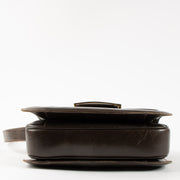 Shop the 100% authentic Celine Vintage Dark Brown Shiny Calfskin Carriage Shoulder Bag second hand on Labellov.com!