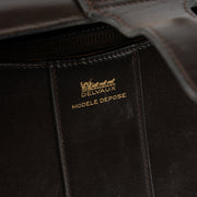 Shop the 100% authentic Delvaux Vintage Dark Brown Box Calf Brillant MM second hand on Labellov.com