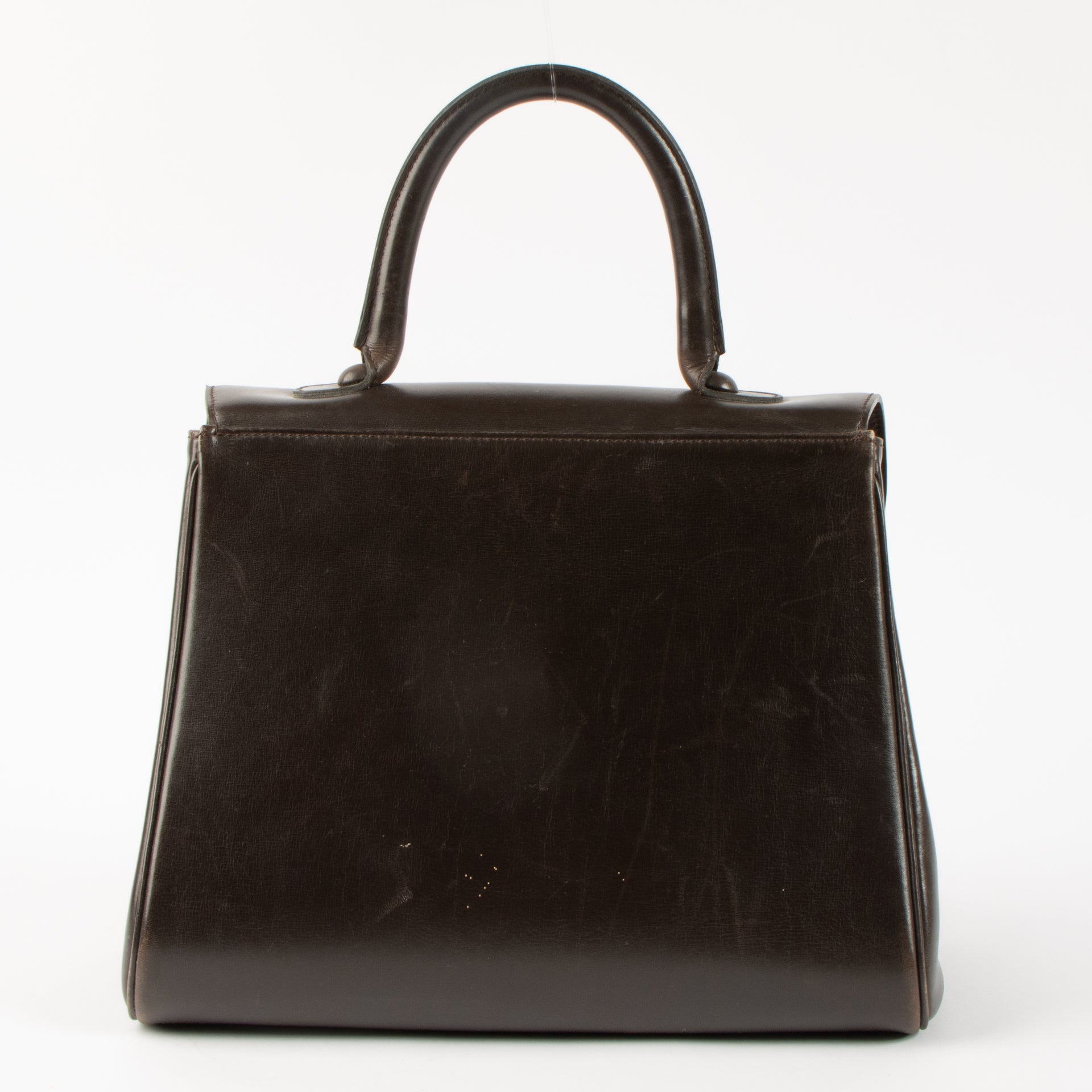 Delvaux Vintage Dark Brown Box Calf Brillant MM
