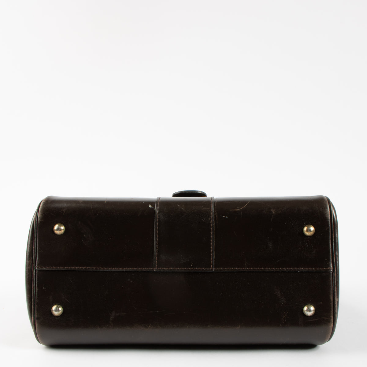Shop the 100% authentic Delvaux Vintage Dark Brown Box Calf Brillant MM second hand on Labellov.com