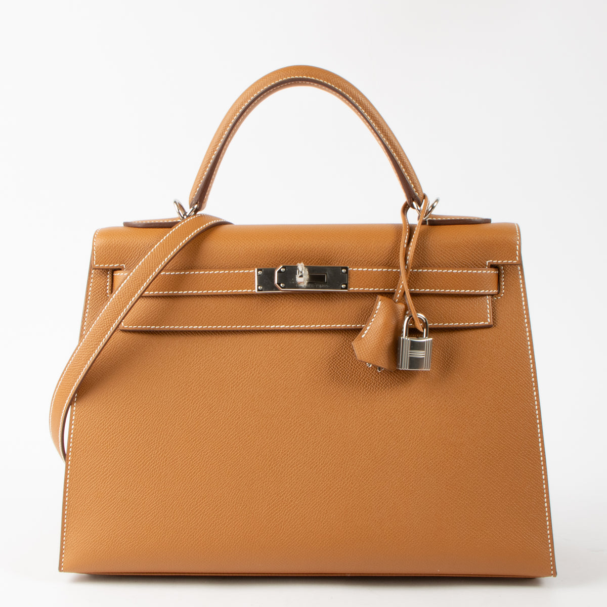 Hermès Kelly 32 Gold Epsom PHW