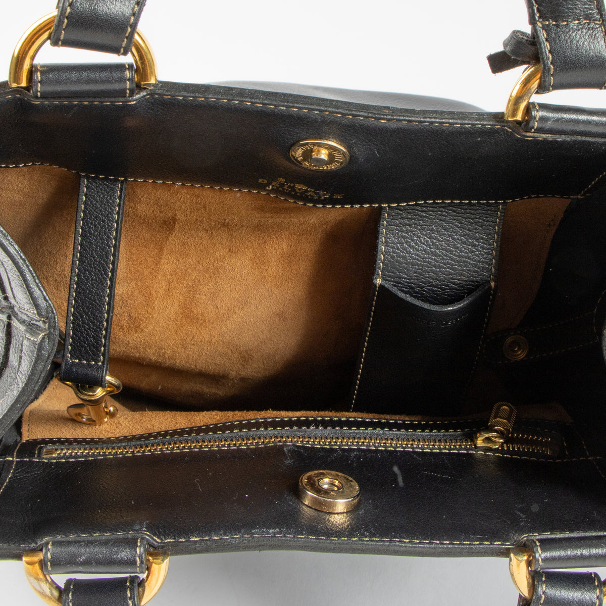 Delvaux Marine Canter Roseau Bag