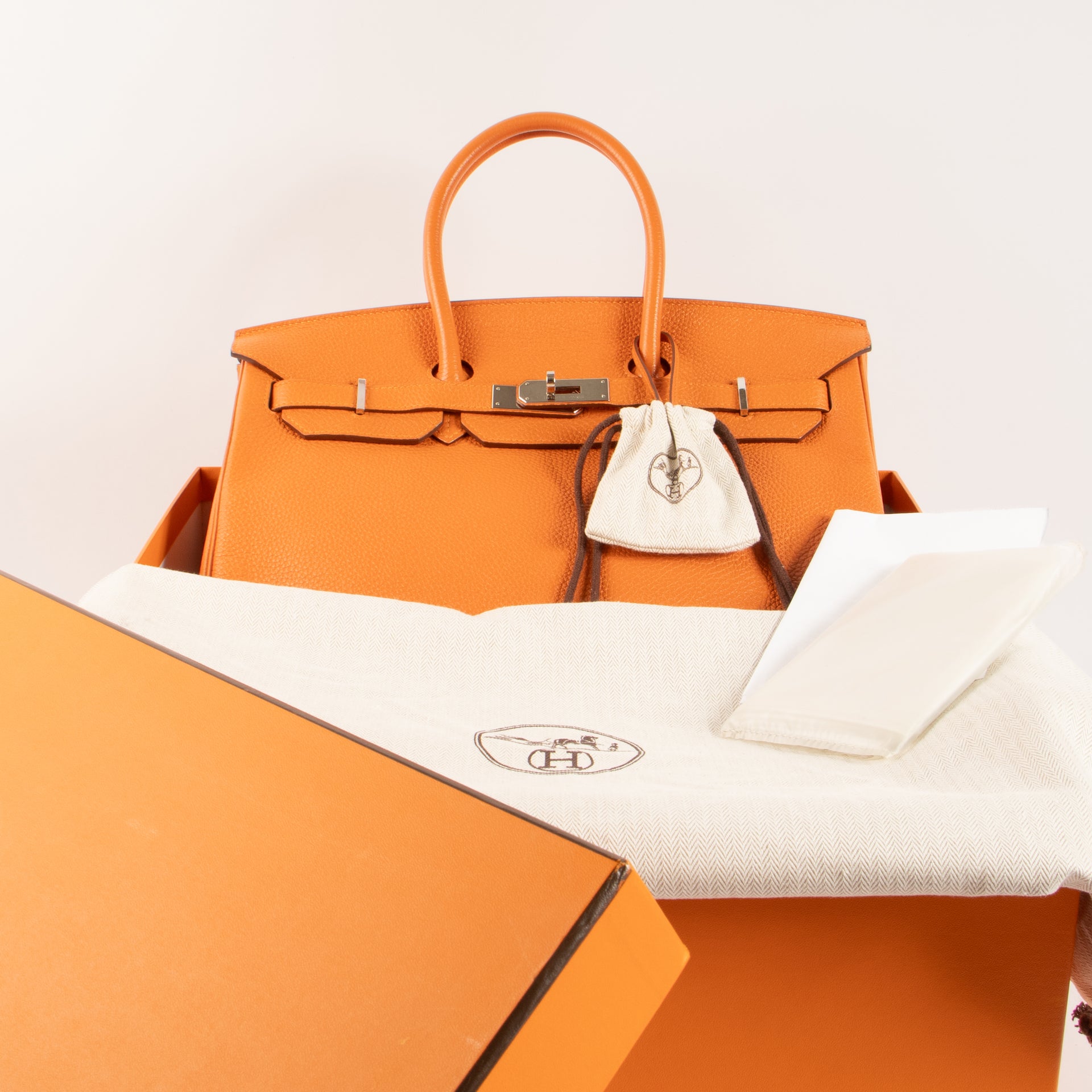 Hermès Birkin 35 Orange Togo PHW