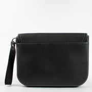 shop this authentic Christian Dior Black Leather Saddle Clutch pre-loved on Labellov.com