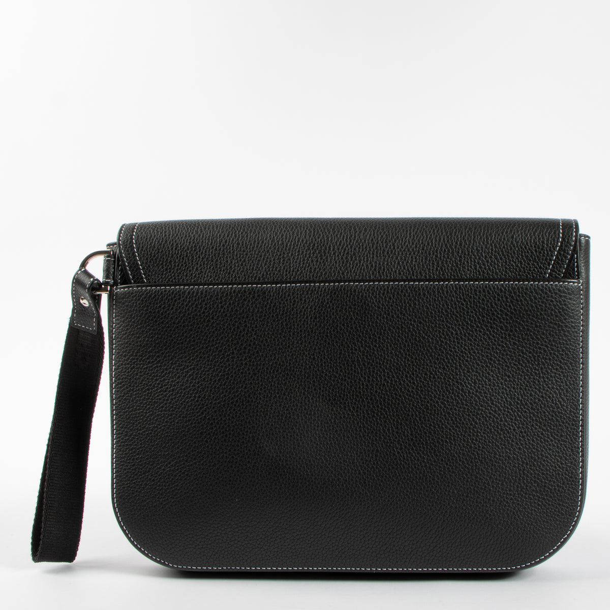 shop this authentic Christian Dior Black Leather Saddle Clutch pre-loved on Labellov.com