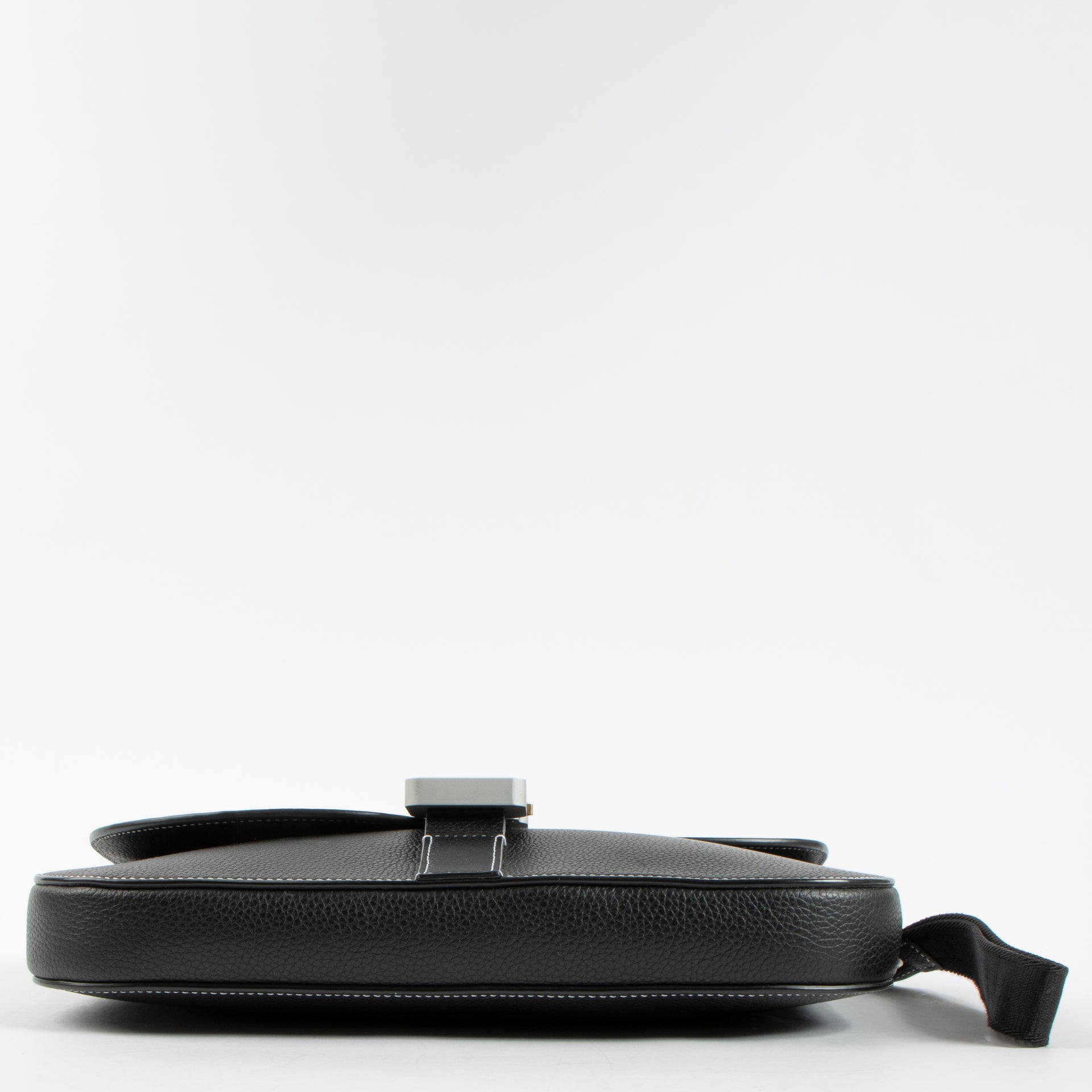 shop this authentic Christian Dior Black Leather Saddle Clutch pre-loved on Labellov.com
