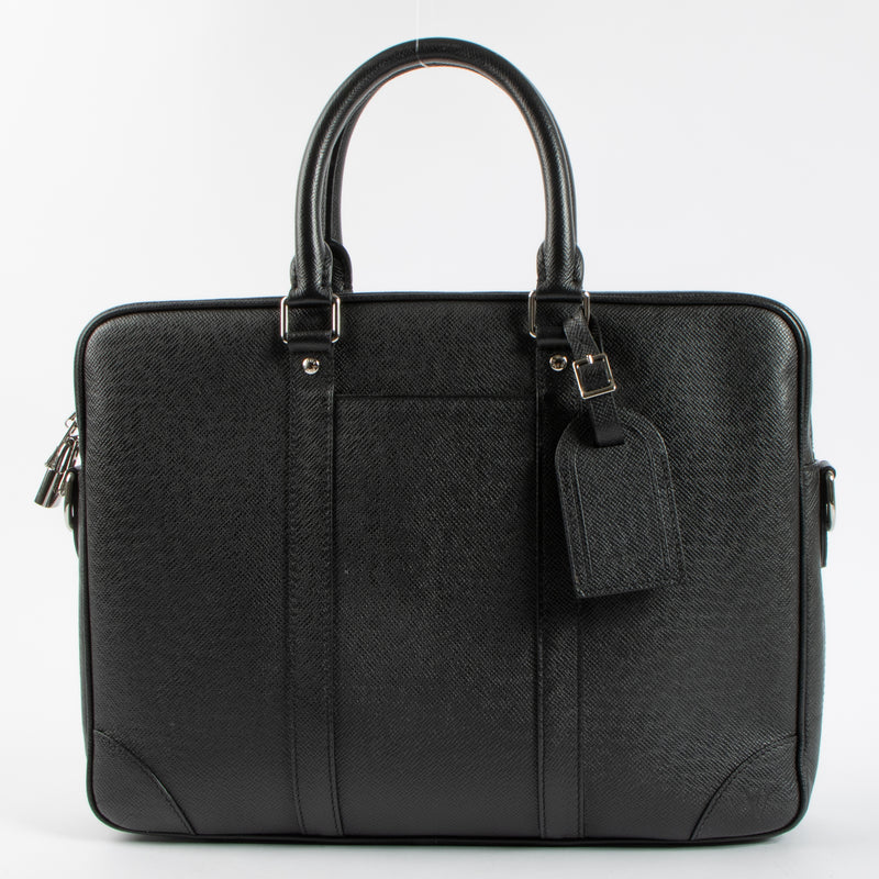 Shop this authentic Louis Vuitton Black Taiga Porte Document Voyage PM pre-loved on Labellov.com