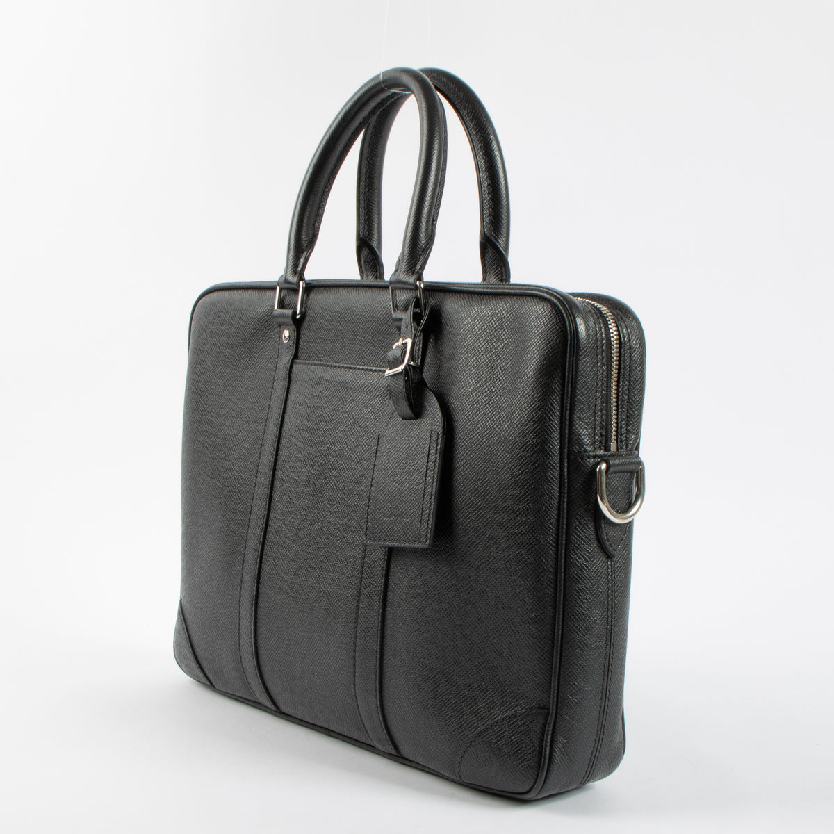 Shop this authentic Louis Vuitton Black Taiga Porte Document Voyage PM pre-loved on Labellov.com