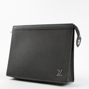 Shop the authentic Louis Vuitton Black Taiga Pochette Voyage second hand on Labellov.com!