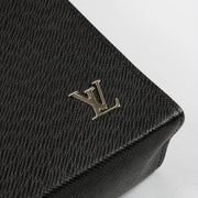 Shop the authentic Louis Vuitton Black Taiga Pochette Voyage second hand on Labellov.com!