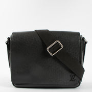 Shop the authentic Louis Vuitton Black Taiga District PM Messenger Bag second hand on Labellov.com!