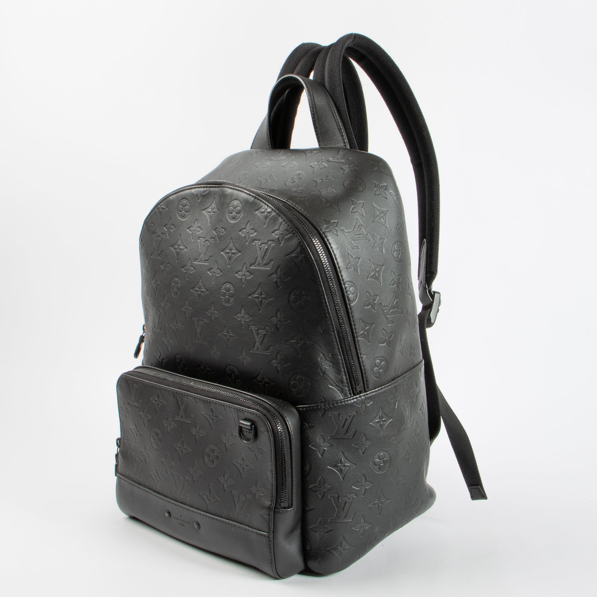 Shop the authentic Louis Vuitton Black Monogram Shadow Racer Backpack second hand on Labellov.com!