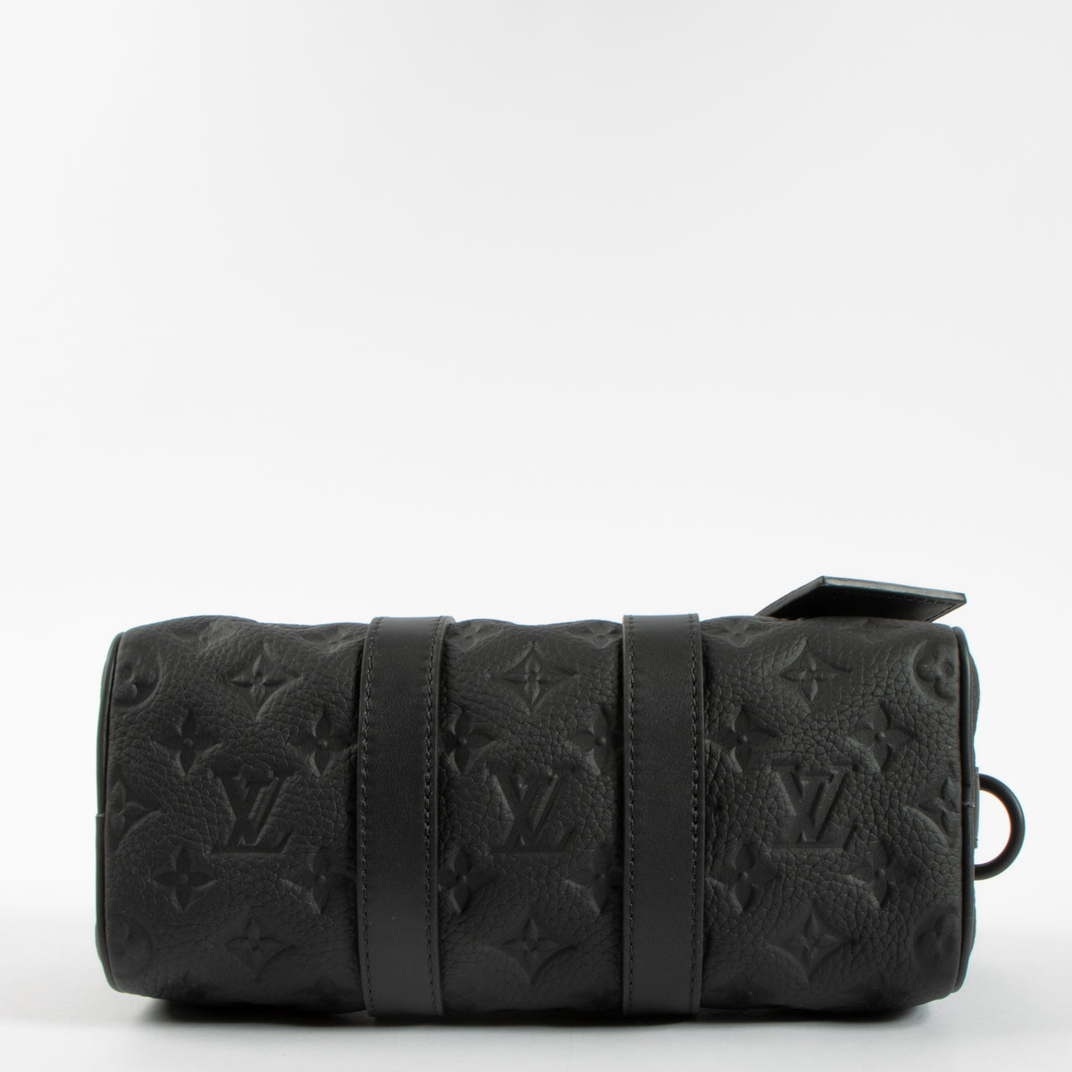 Shop this authentic Louis Vuitton Black Monogram Empreinte Keepall Bandouliere 20 pre-loved on Labellov.com