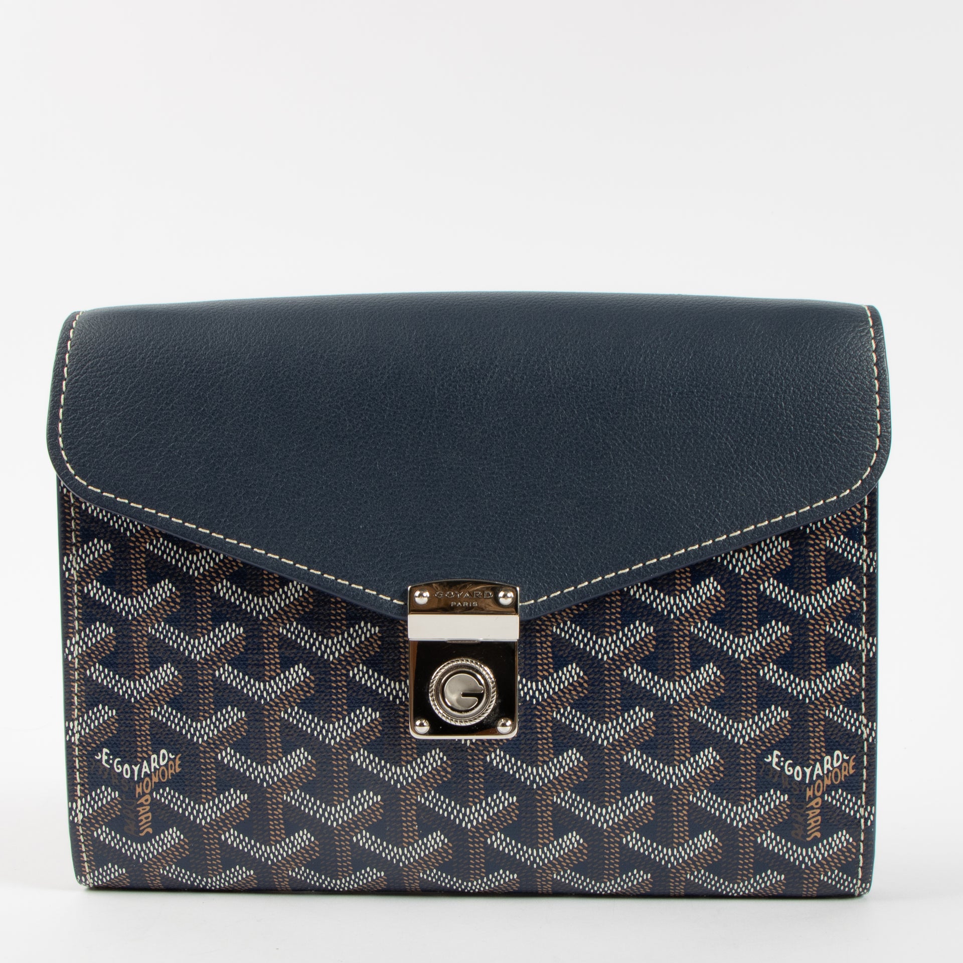 Goyard Navy Chypre Wallet-Pouch