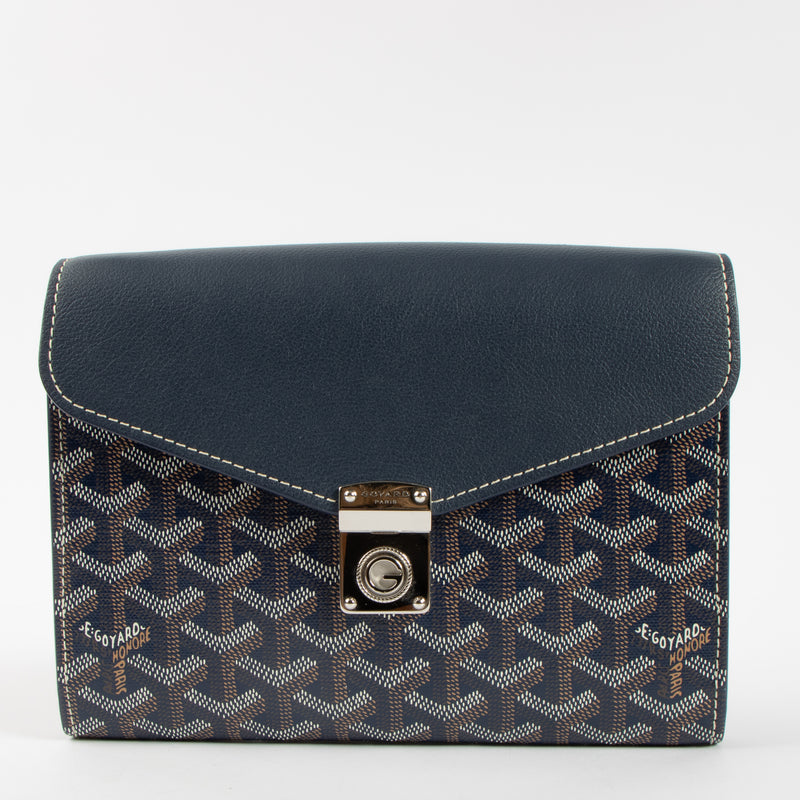 Goyard Navy Chypre Wallet-Pouch