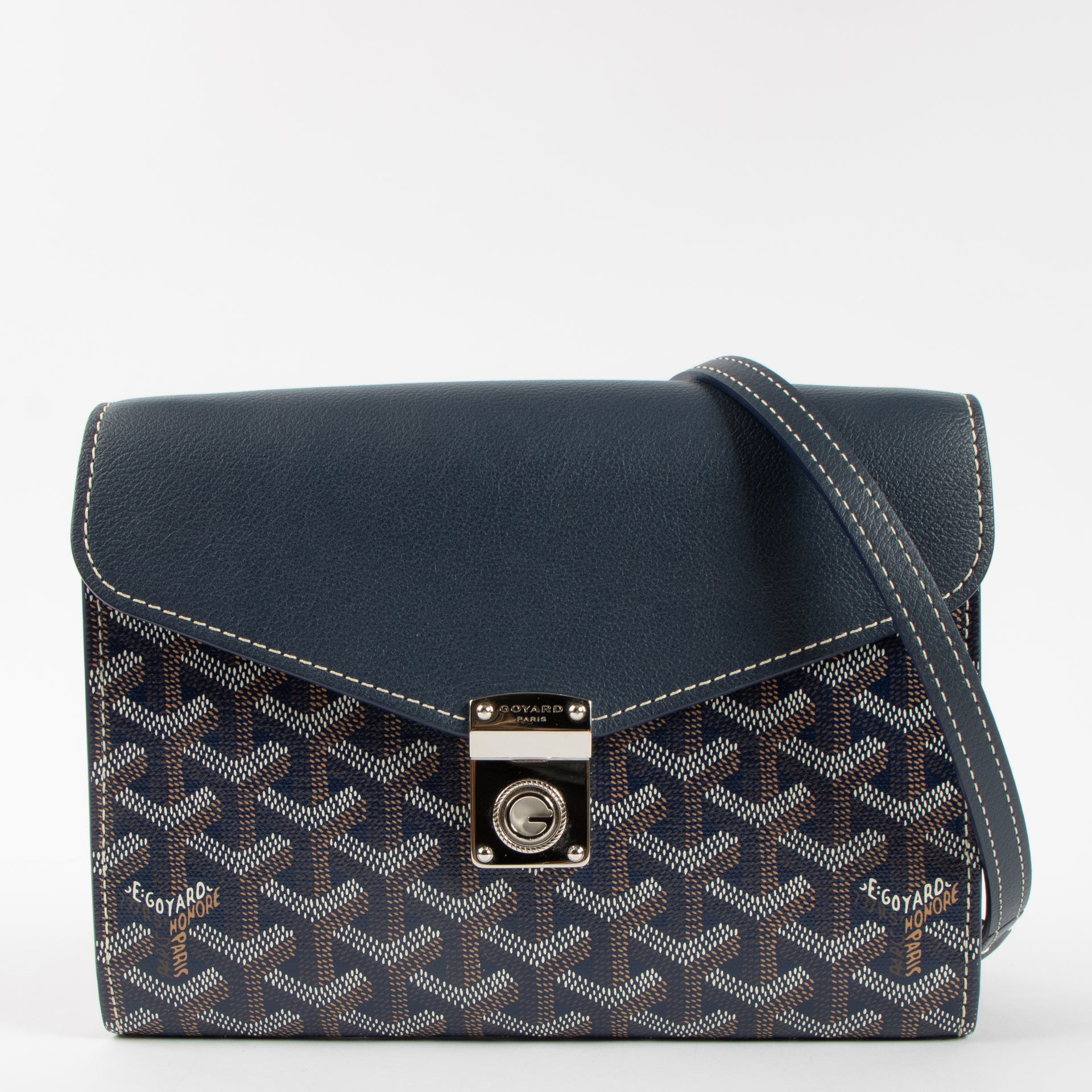 Goyard Navy Chypre Wallet-Pouch