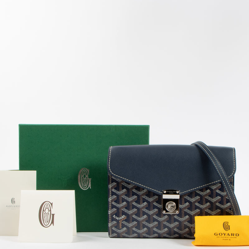 Goyard Navy Chypre Wallet-Pouch