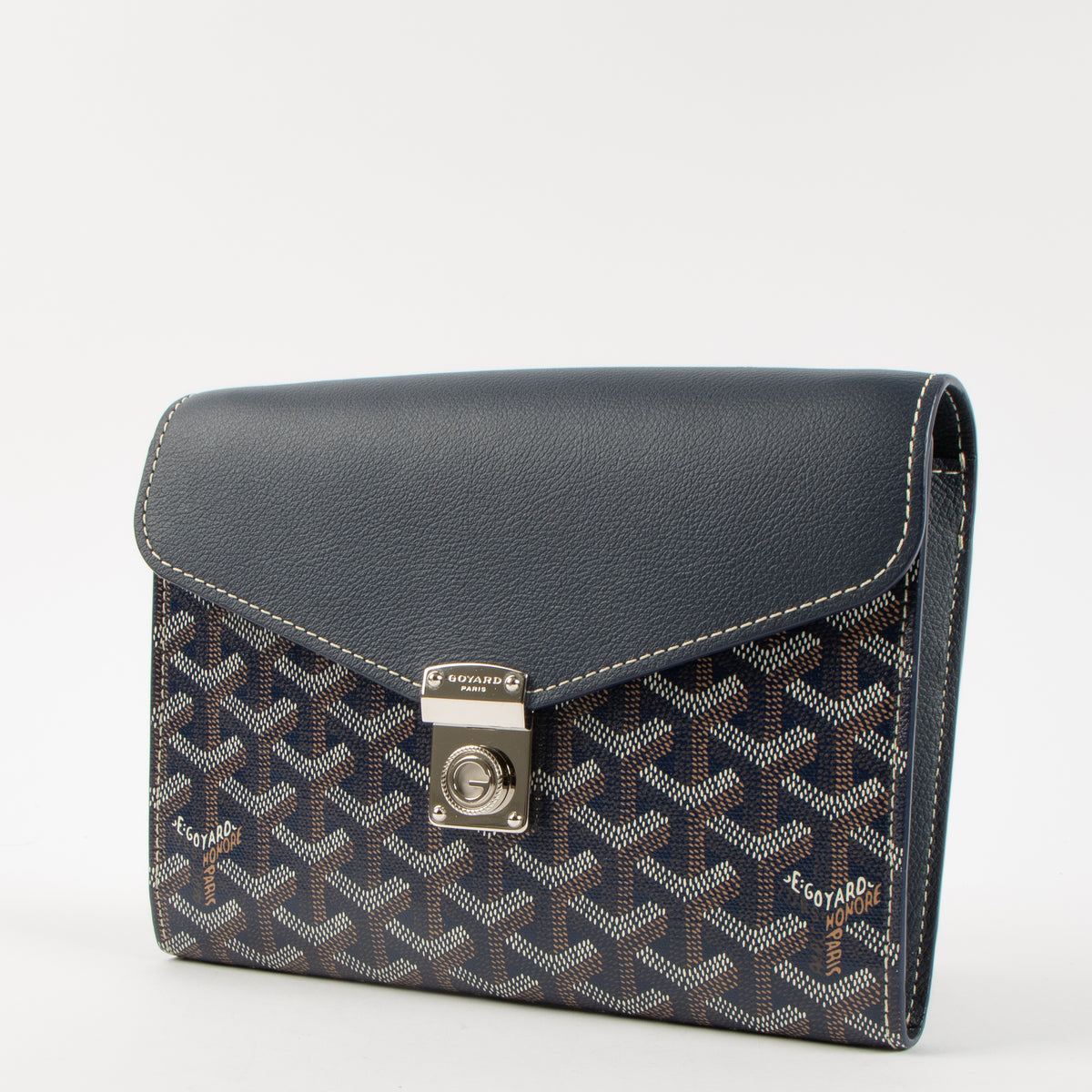 Goyard Navy Chypre Wallet-Pouch