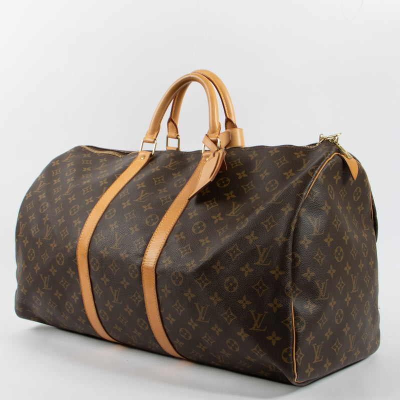 Louis Vuitton Keepall 55 Monogram Travel Bag