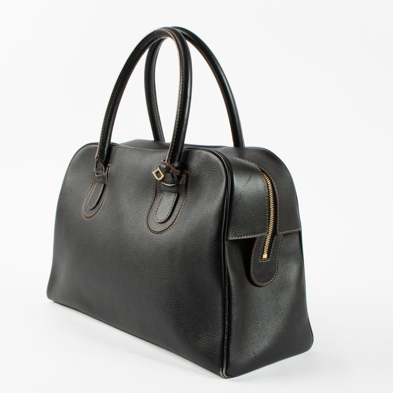 Delvaux Black Signature Tote Bag