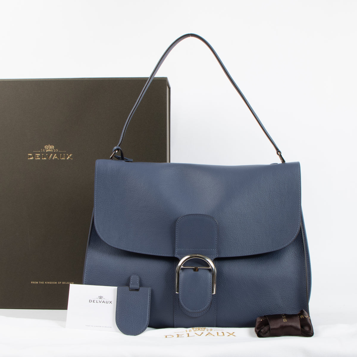 Shop the authentic Delvaux Orage Allure Calf Brillant Tempo Bag second hand on Labellov.com!