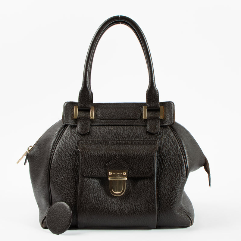 Delvaux Brown Coquin Bag