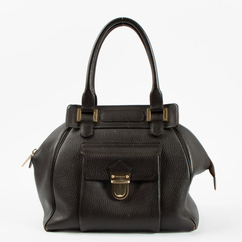 Delvaux Brown Coquin Bag