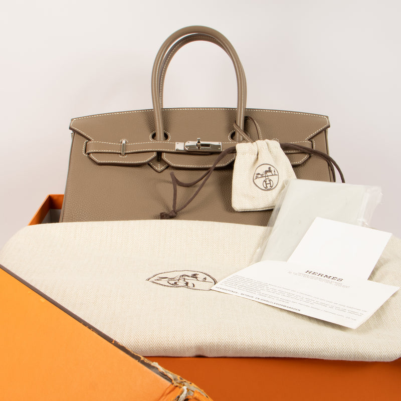 Hermès Birkin 35 Etoupe Togo PHW