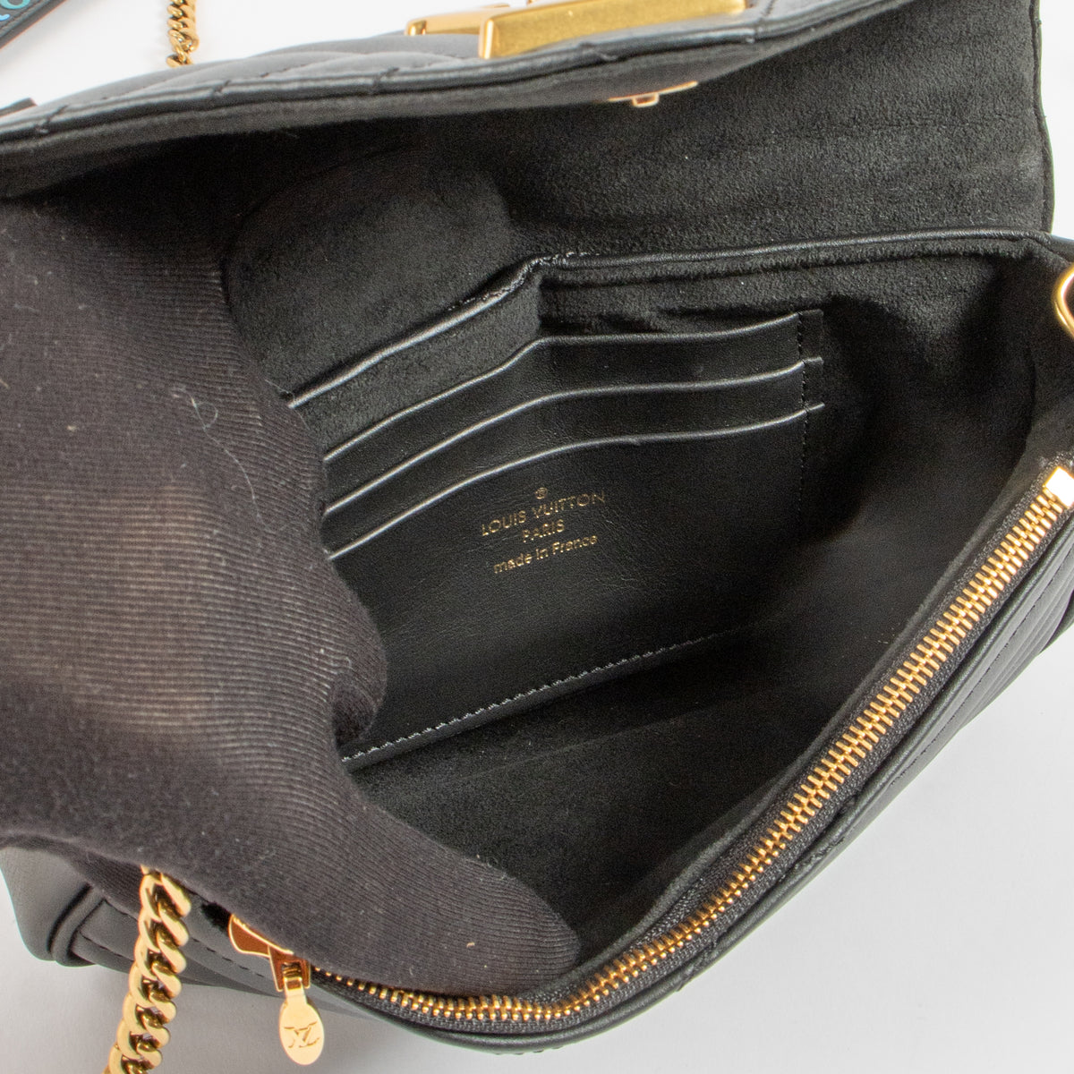 Louis Vuitton Black New Wave Chain Pochette Bag
