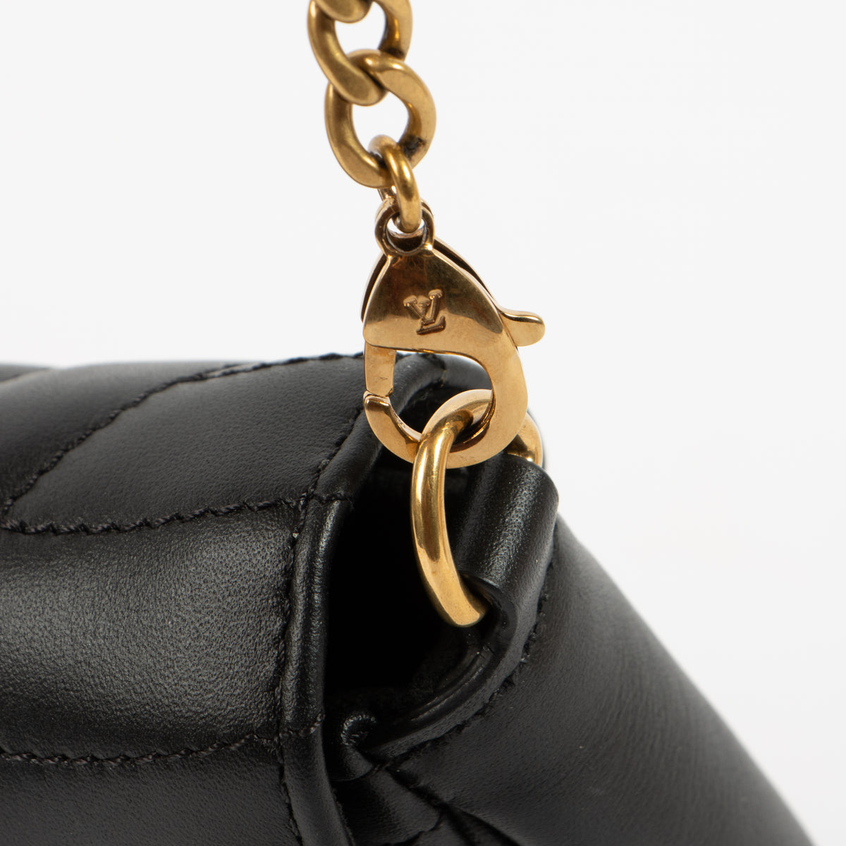 Louis Vuitton Black New Wave Chain Pochette Bag
